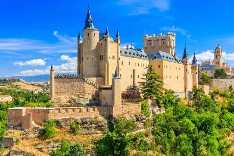 Panorama de l'Alcázar de Ségovie