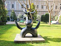 Le jardin du musée Reina Sofia