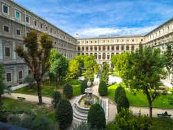 Le jardin du musée Reina Sofia