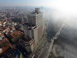 Madrid sous la brume