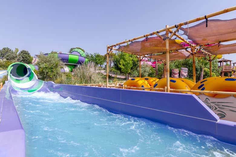 Toboggans de Waikiki Jungle