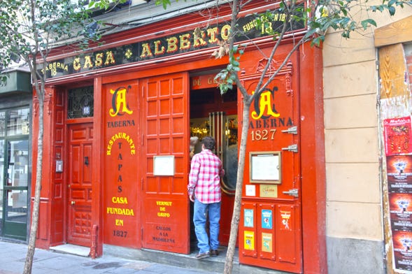 Visite des tavernes centenaires de Madrid